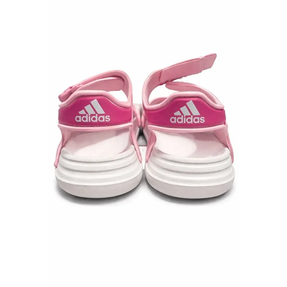 Adidas AltaSwim Kids Sandals Pink White Adjustable Straps GV7001 Size 13K‎